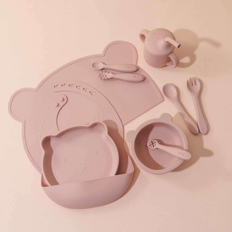 Baby Food Jars With Lids - 8 szt. Silikonowy zestaw do karmienia