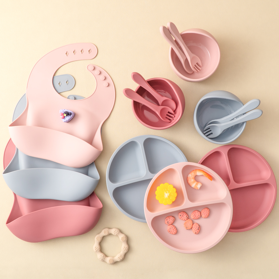 Baby Food Menu - 5 sztuk silikonowy zestaw do karmienia
