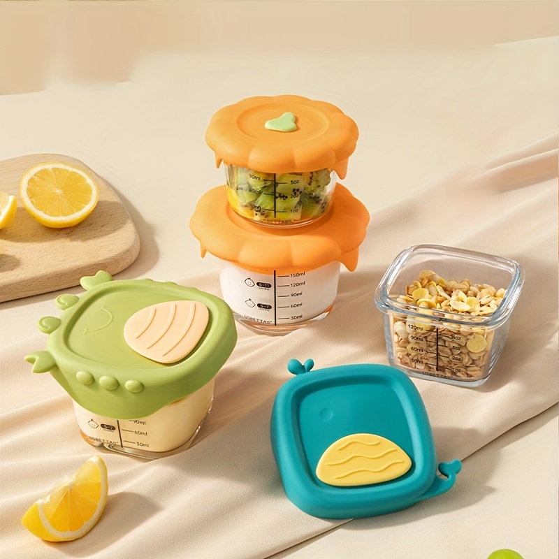 Baby Food Jars With Lids - Szklany pojemnik na żywność dla niemowląt