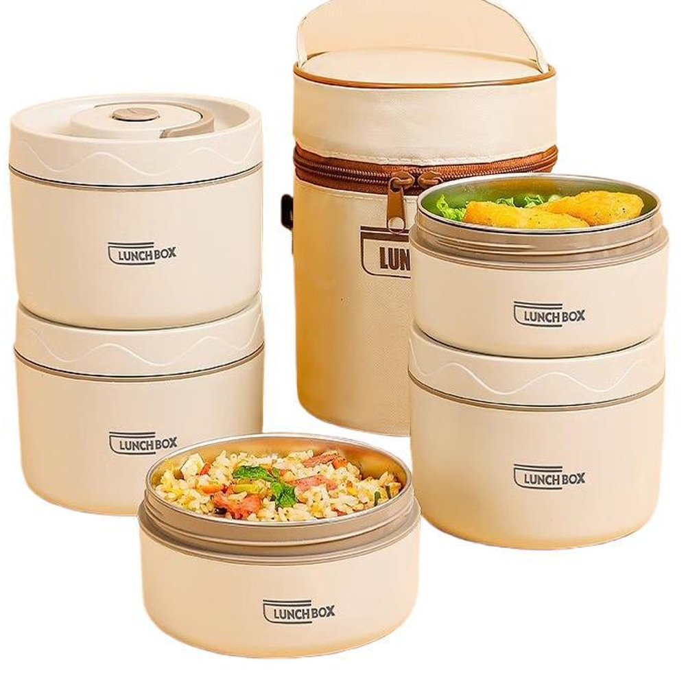 Baby Food Warmer - 3 szt. Izolowane pojemniki na lunch