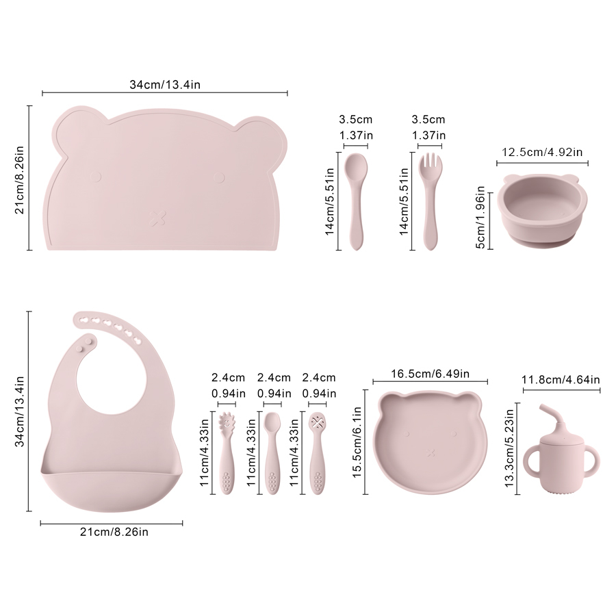 8 szt. Silikonowy zestaw do ka – Baby Food Jars With Lids recenzja i cena