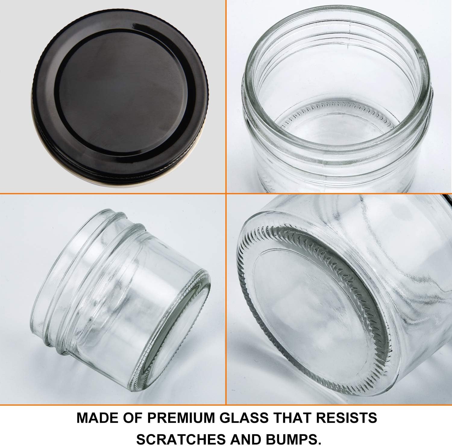 Słoiki szklane 100 ml z pokryw – Baby Food Jars With Lids recenzja i cena