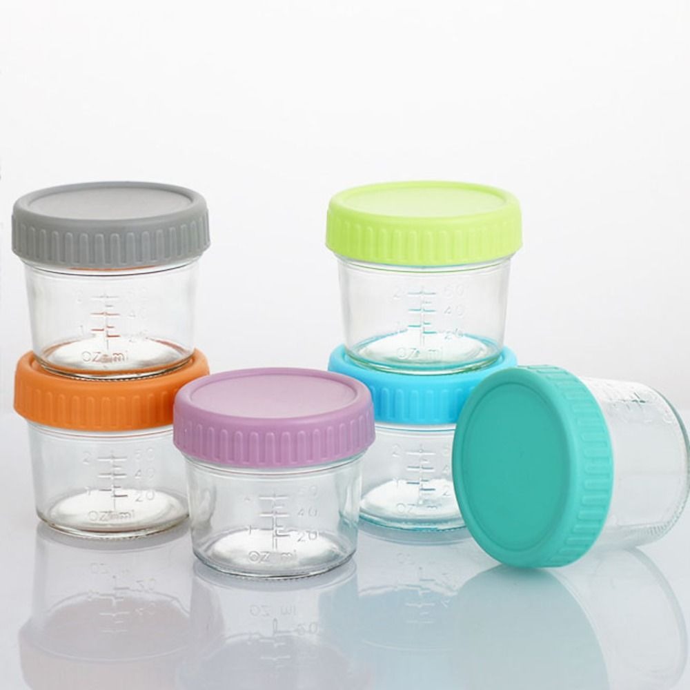 6 szt. Szklane słoiki na żywno – Baby Food Jars With Lids recenzja i cena