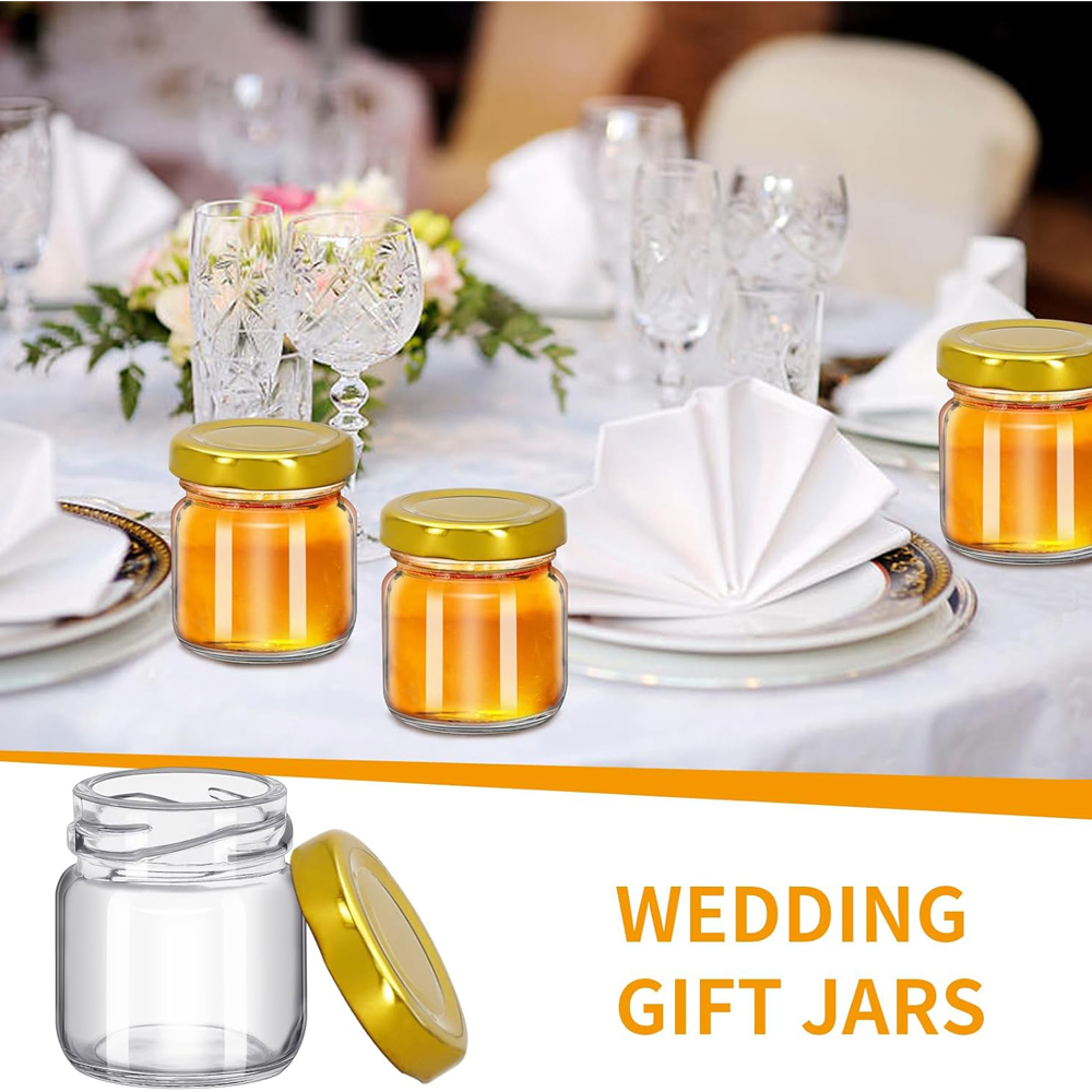 Okrągłe mini słoiczki na miód, – Baby Food Jars With Lids recenzja i cena