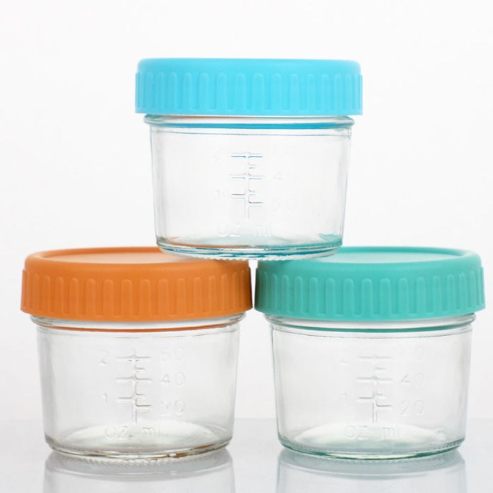 6 szt. Wielofunkcyjne szklane  – Baby Food Jars With Lids recenzja i cena