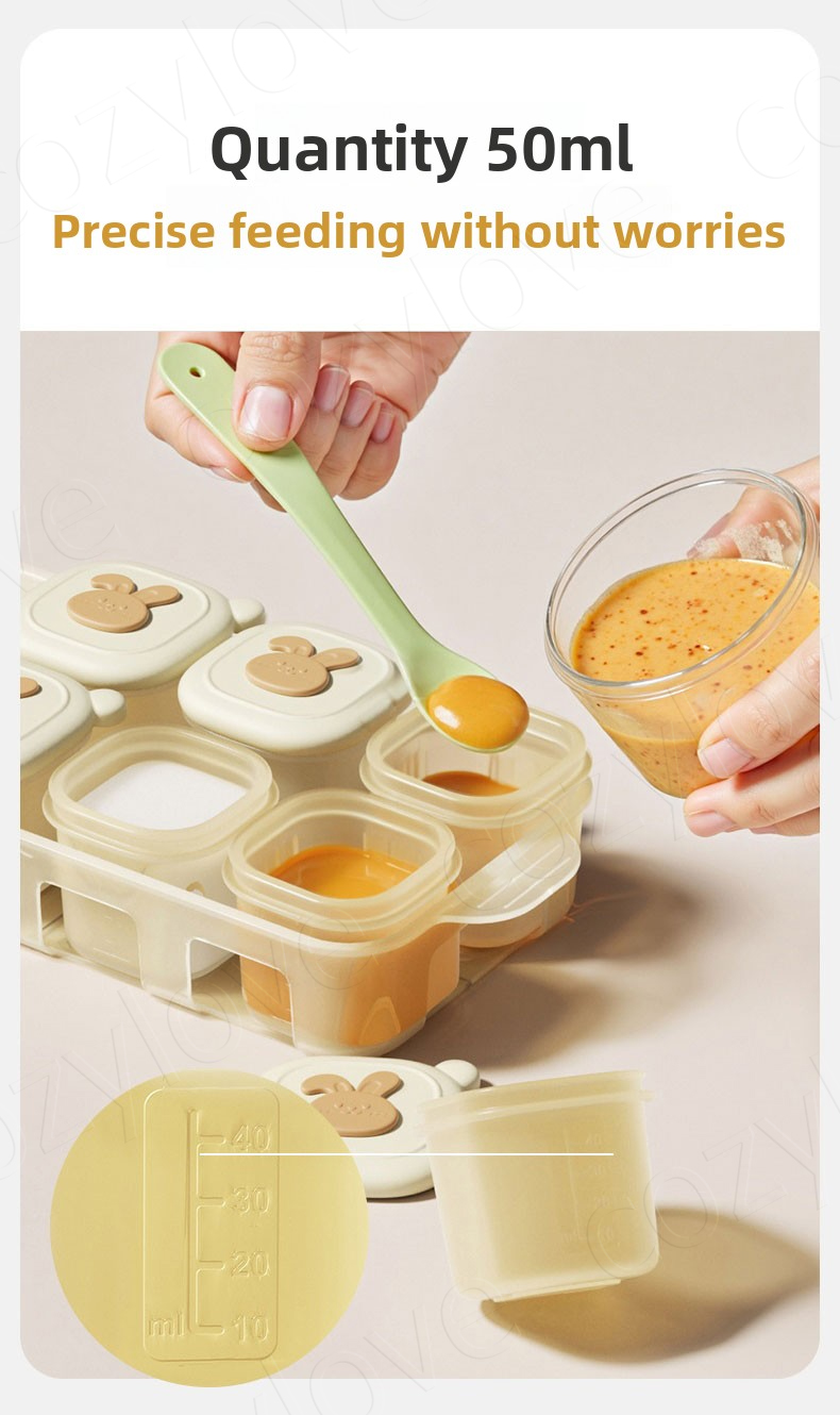 Przenośne tacki do zamrażania  – Baby Food Jars With Lids recenzja i cena